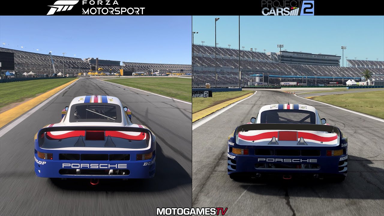 Forza Motorsport (2023) vs Project CARS 2 - Porsche 961 at Daytona