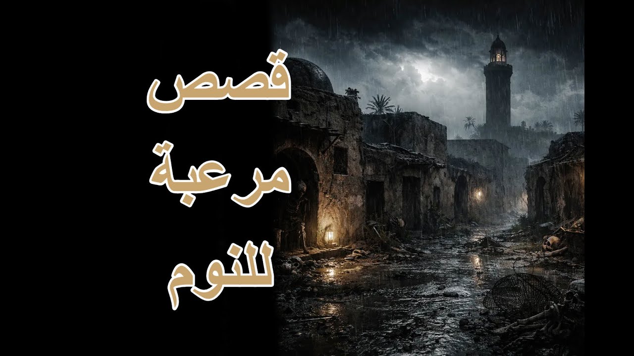 قصص عربية مرعبة مع اصوات المطر | للاسترخاء والنوم | شاشة سوداء