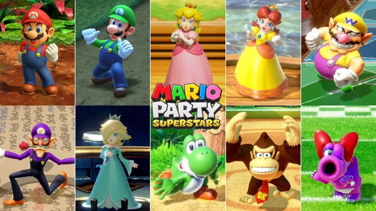 Mario Party Superstars // All Characters [1st Place]