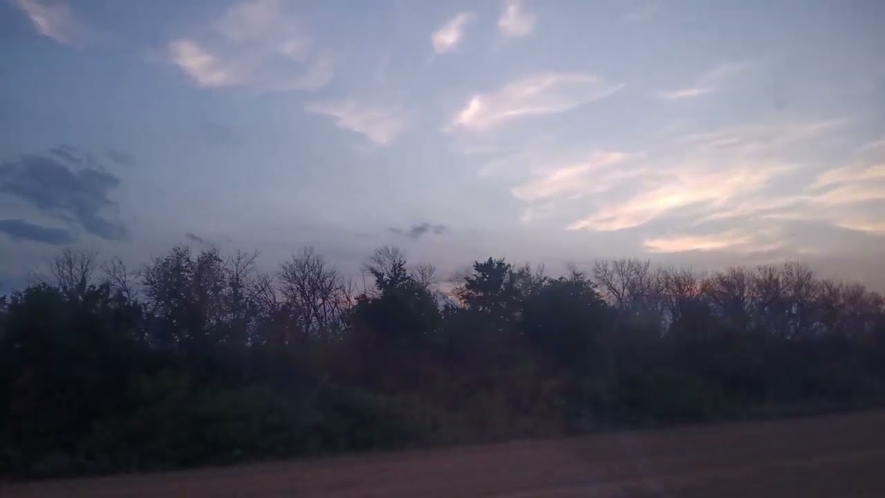 Вечер в Михайловском районе Волгоградской области