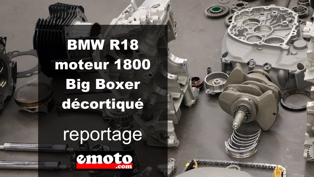 BMW R18 moteur Big Boxer 1800 d&eacute;cortiqu&eacute;
