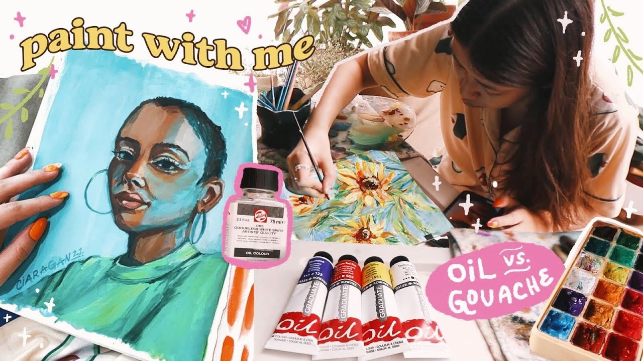 ART VLOG 🌻 oil painting & filling up my sketchbook
