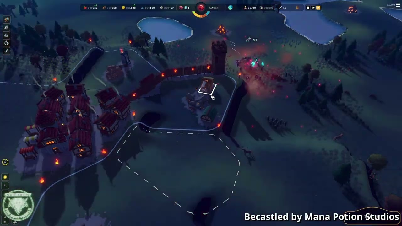 Becastled Review: Tower defense medieval city builder!