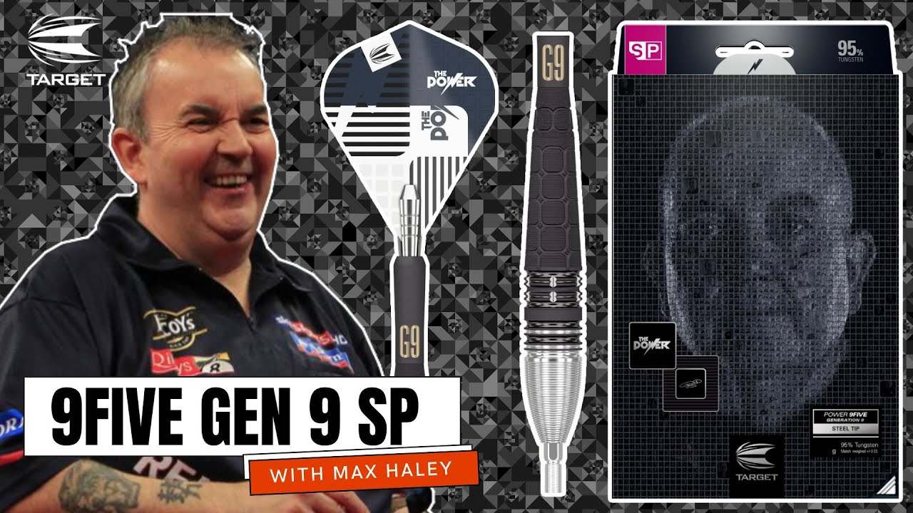 PHIL TAYLOR POWER 9FIVE GEN 9 SP DARTS REVIEW WITH MAX HALEY