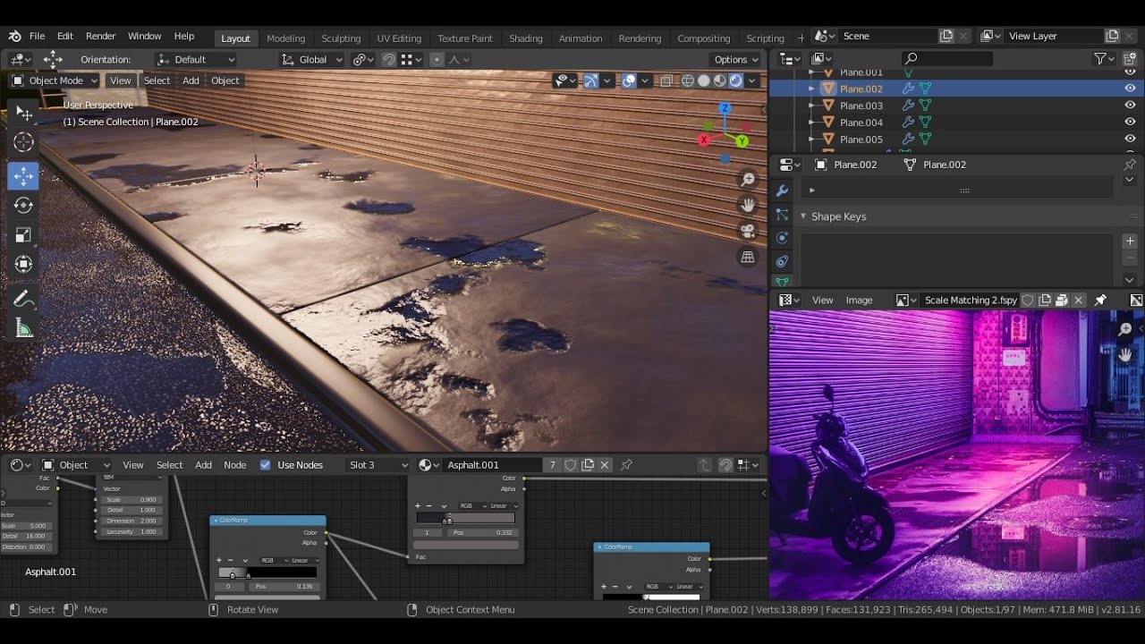 Create Sidewalk & Pavement Texture in Blender
