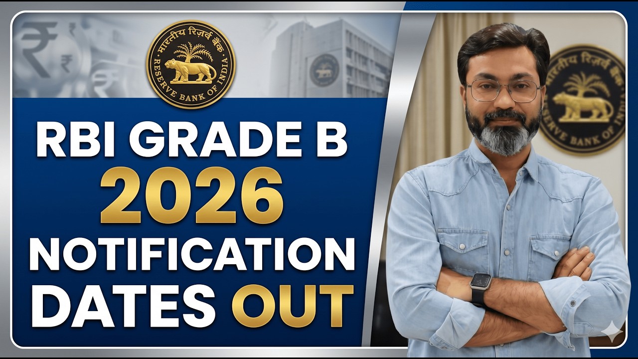 RBI Grade B 2026 Notification Dates Out!