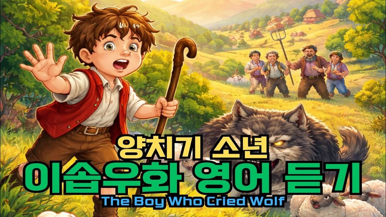 [이솝우화 영어 듣기] 양치기소년 - 영어듣고 자막보며 듣고
