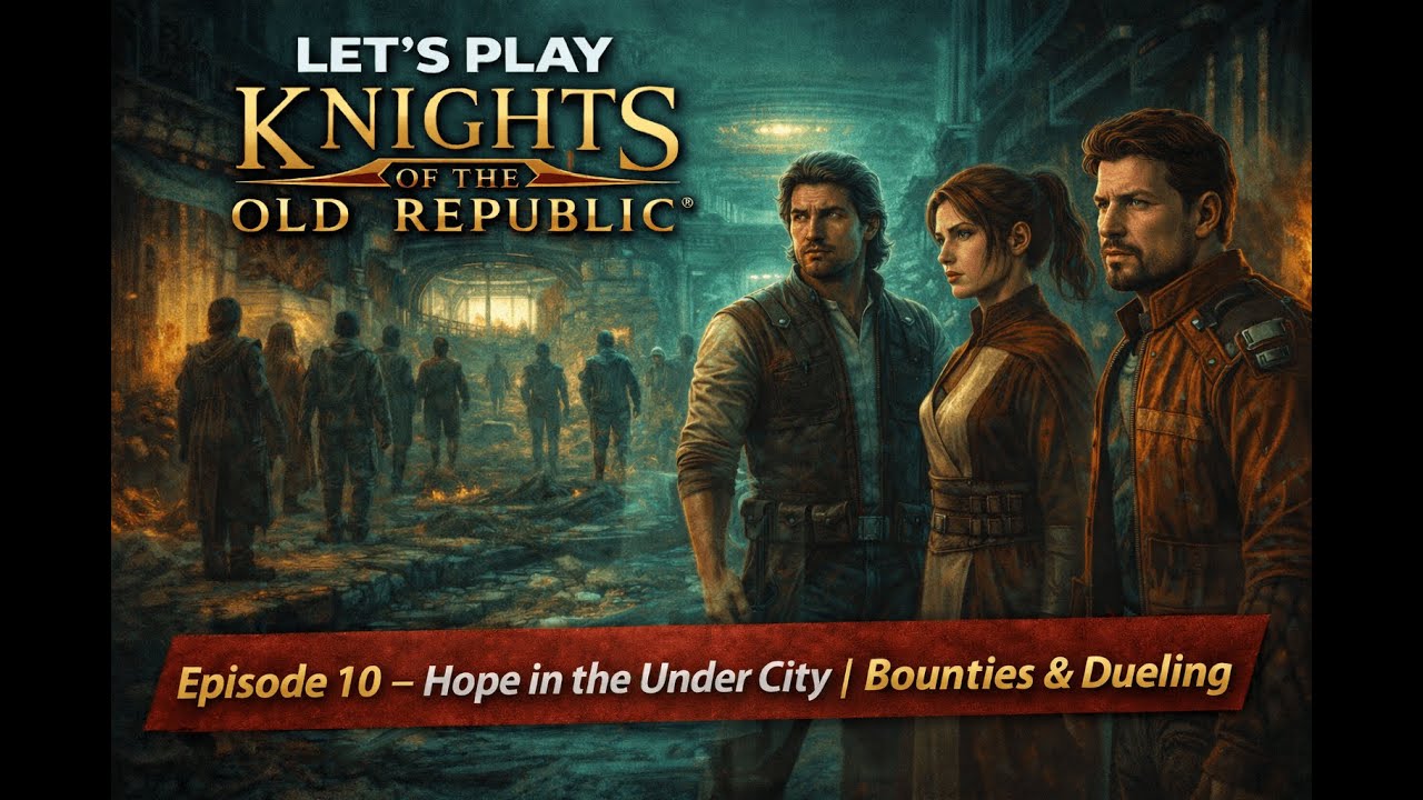 Hope in the Under City | Bounties & Dueling – Let’s Play SW: KotOR Ep. 10
