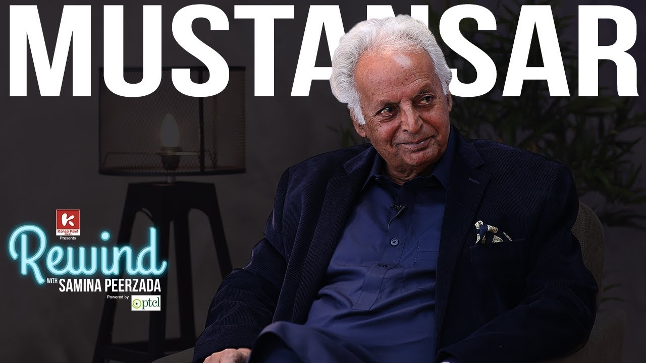 Mustansar Hussain Tarar and his Untold Stories on Rewind with Samina Peerzada | Urdu Writer