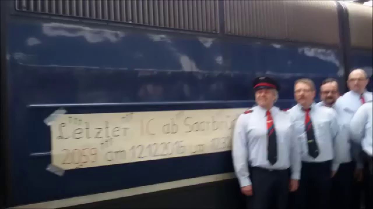 Der letzte IC von Saarbrücken - IC 2059 mit 181 201-5 [12.12.2015]
