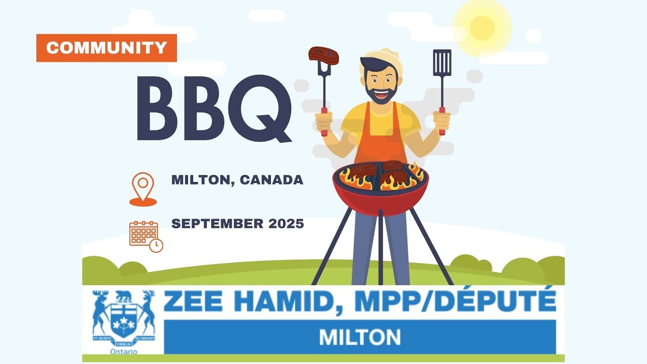 ✨ Free Summer BBQ Milton with MPP Zee Hamid + Backyard Moments with My Cat | Lifestyle Vlog Canada ✨
