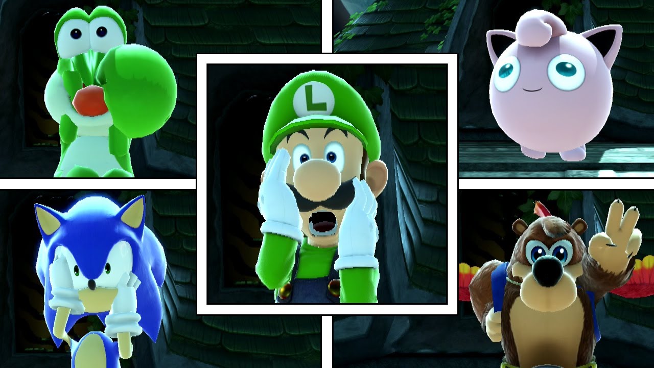 What If Every Character Tried To Do Luigi's Up-Taunt In Smash Bros Ultimate (Smash Mods)