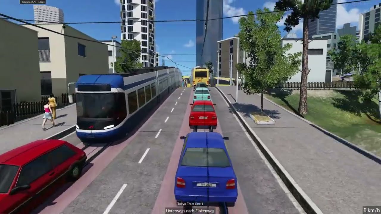 Transport Fever #79 Straßenbahn Tokyo Line 1 | Timelapse