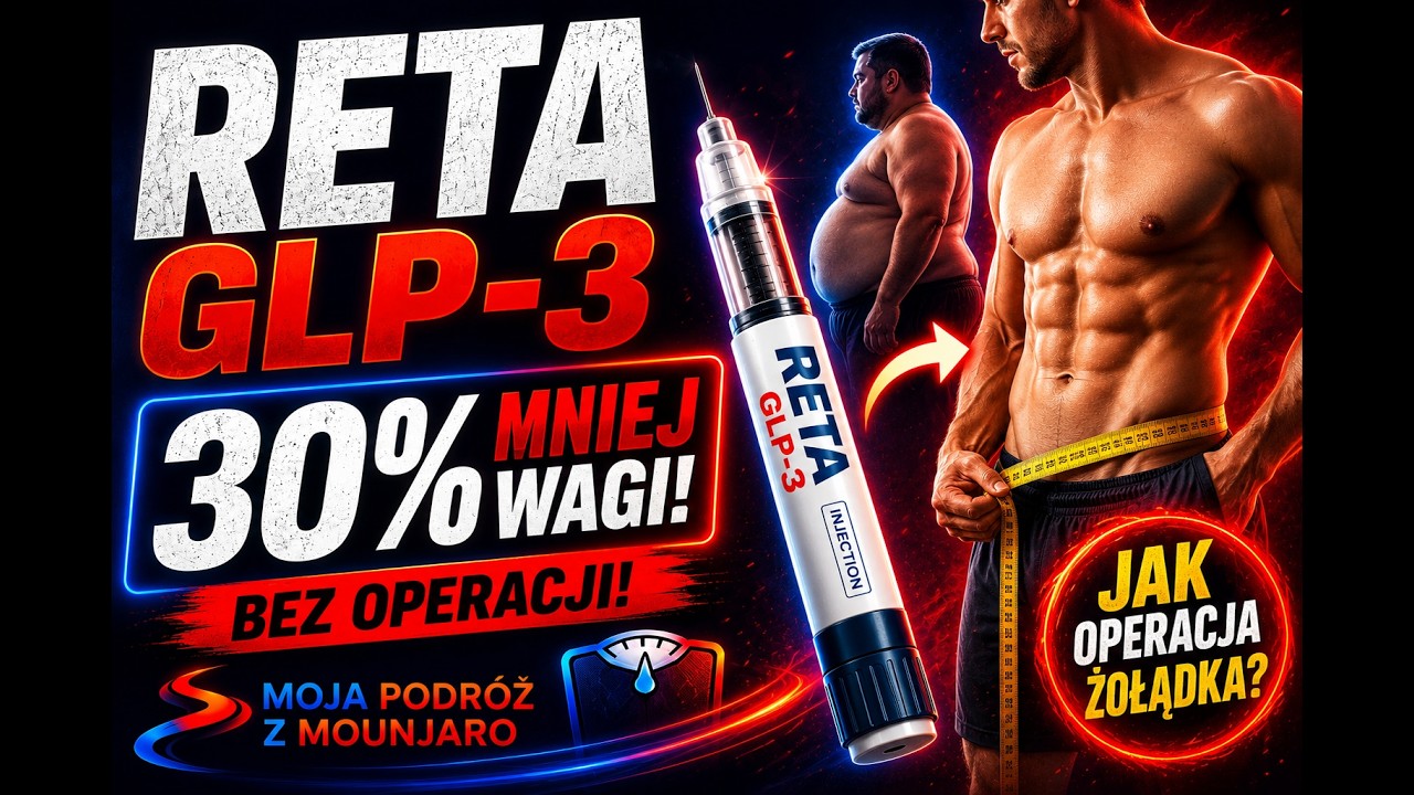 GLP-3 RETA zmienia wszystko &ndash; 30% utraty masy ciała! RETATRUTIDE szokuje wynikami &ndash; nowe badania!