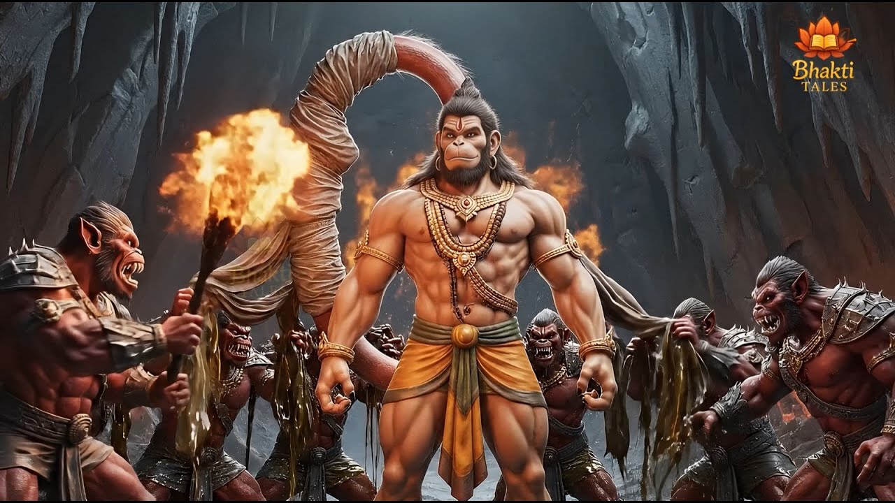 लंका दहन I 3D Animation I हनुमान जी ने लगायी रावण की स्वर्ण लंका को आग