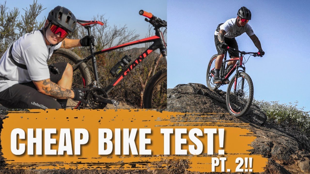 THIS BIKE WASN'T MEANT FOR THIS! | THE ULTIMATE CHEAP BIKE TEST PART 2! (GIANT TALON)
