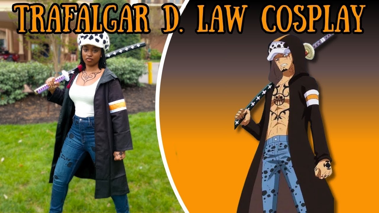 Trafalgar D. Law Genderbend Cosplay | Tattoos, Makeup & Final Look