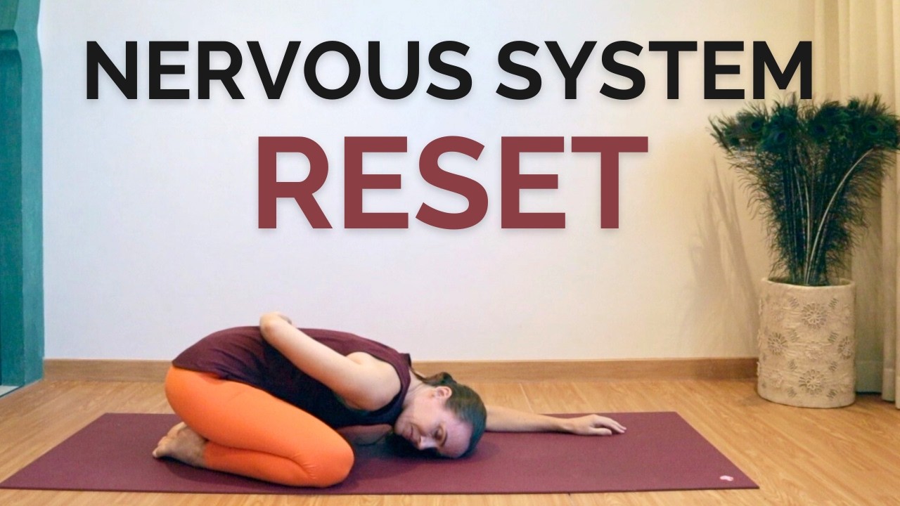 Успокаивающая йога для вашей нервной системы | Йога от тревоги и стресса