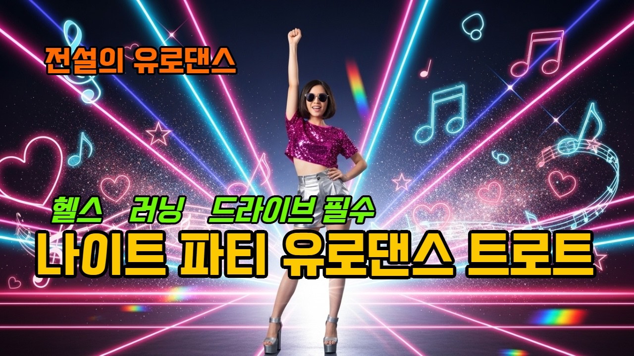 ⚡ 미쳤다! 나이트 파티 유로댄스 트로트 | 헬스·러닝·드라이브 필수 | 비트 속 자유 폭발 플레이리스트