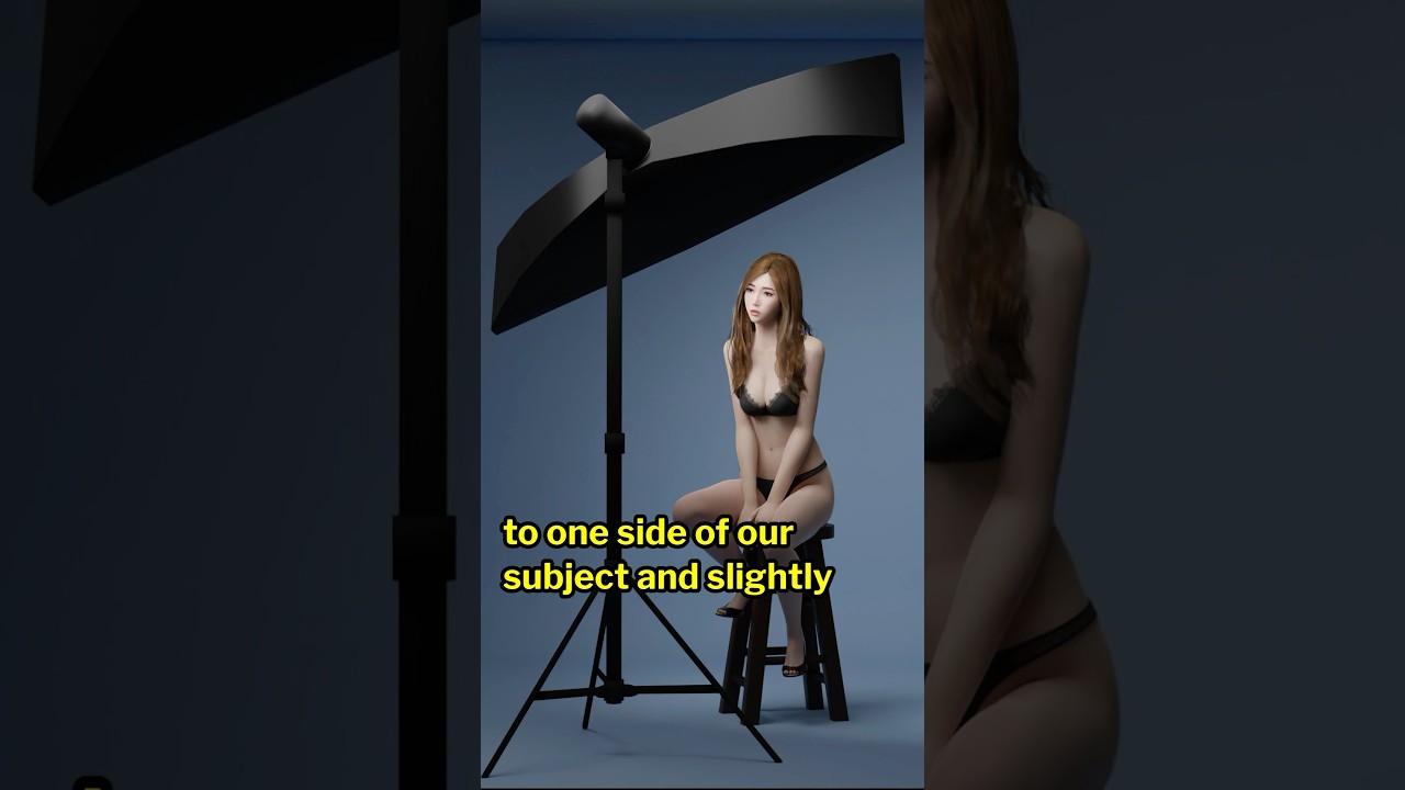 Using a strip softbox as a KEY light. #photographertips #beginnerphotographer #flashphotography