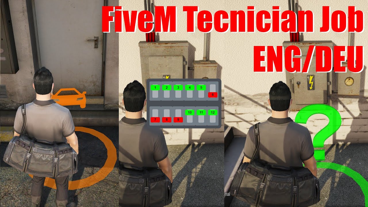 FiveM Technician Job ENG/DEU