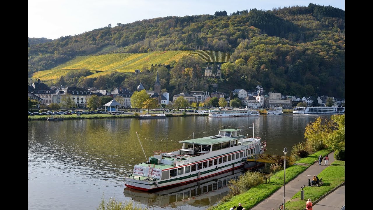 Trier, Traben - Trarbach, Cochem andere. Schönste Aussichten der Mosel entlang. The Moselle valley.