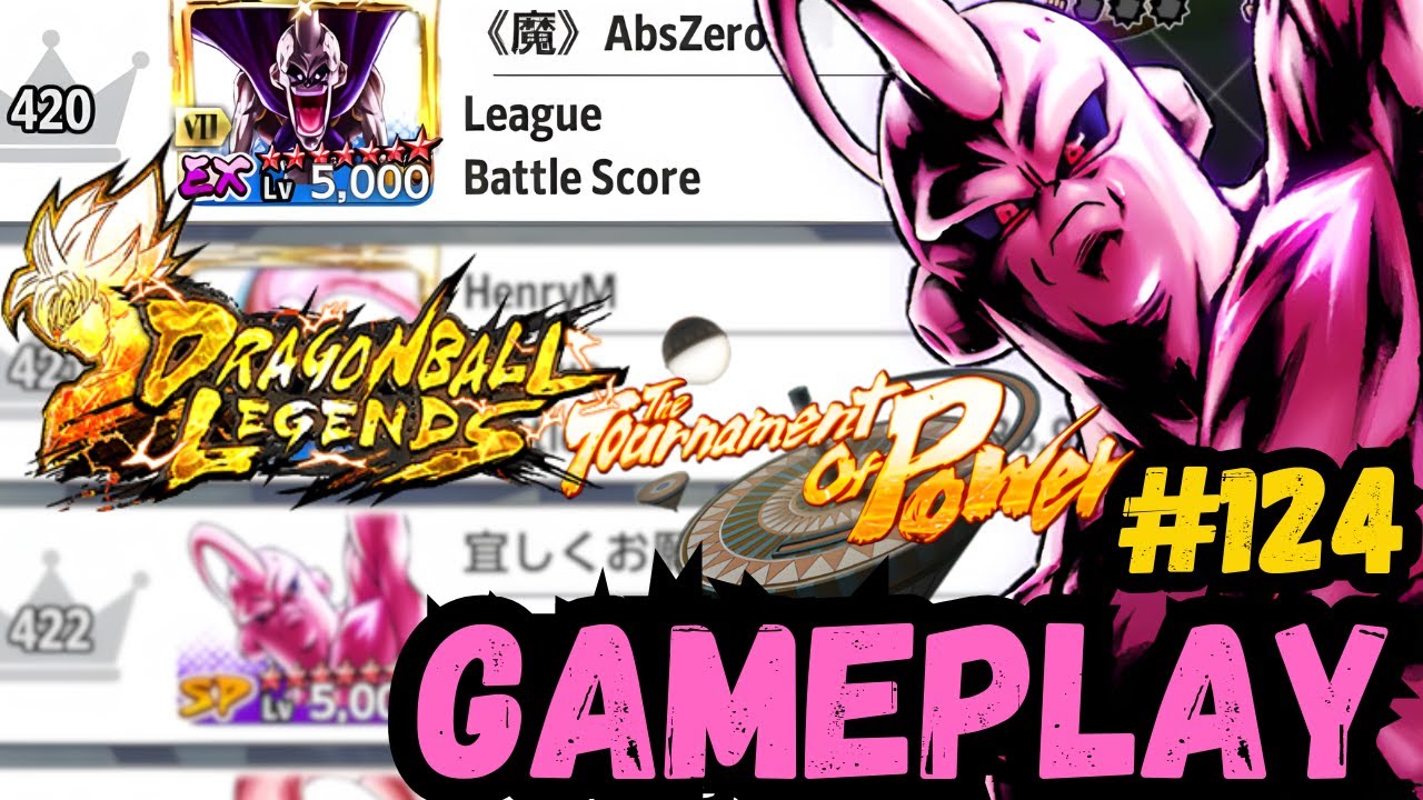 Геймплей 124 сезона: Как получить 1000 очков CC без UL Buu - Турнир силы - Dragon Ball Legends