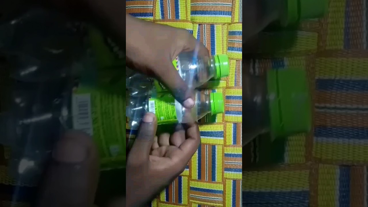 bottles se banaya sand clock ghar per// how to make sand clock step by step // ⌛⏳⌛⏳ #shorts