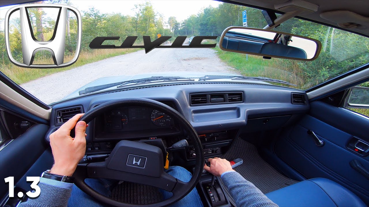 1983 Honda Civic 1.3 Hondamatic (60 HP) POV Test Drive