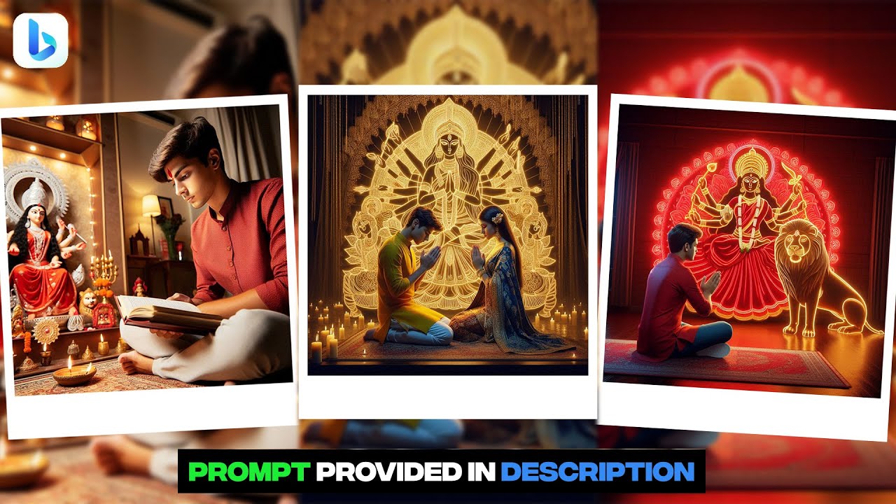 CREATE Stunning Navratri 2024 Ai Images with Microsoft Bing TODAY!