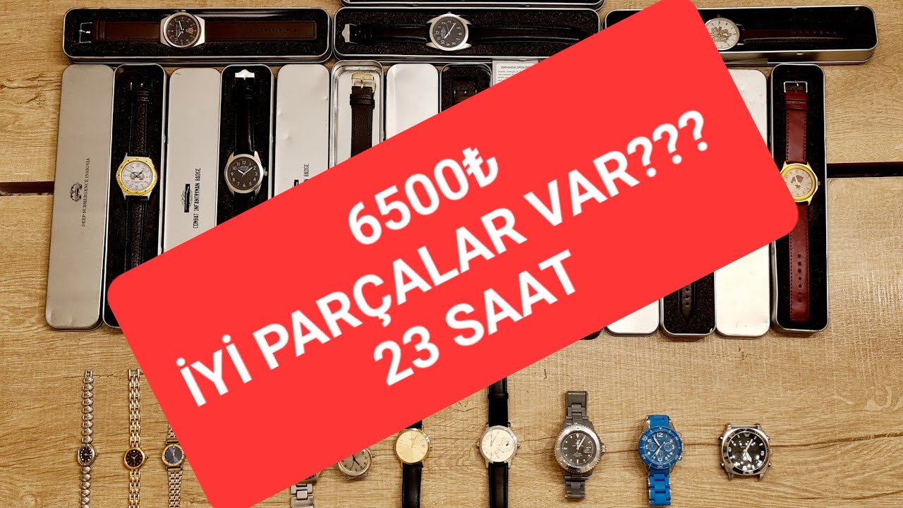 6500 Liraya 23 Tane Saat Aldım Bit Pazarı ve Mezat Alımları Toplu İnceleme