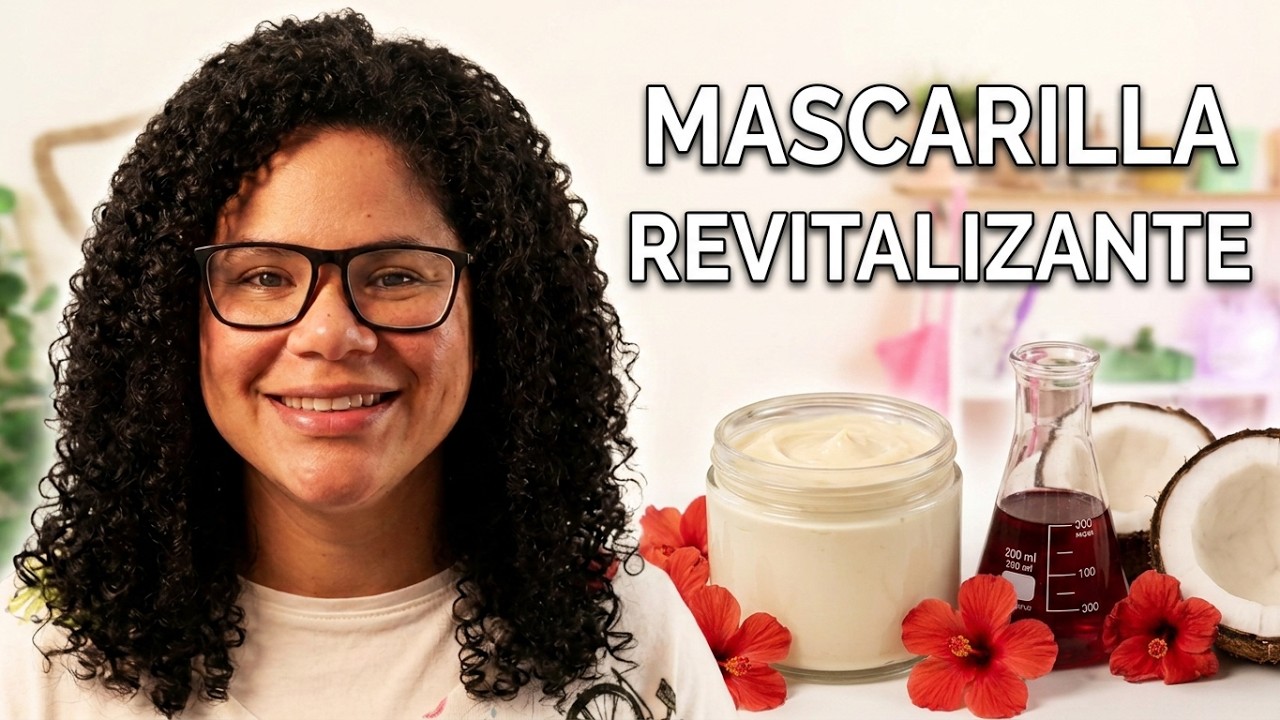 🌺 Receta de MASCARILLA CAPILAR REVITALIZANTE | 🌿 Fuerza y brillo para tu cabello