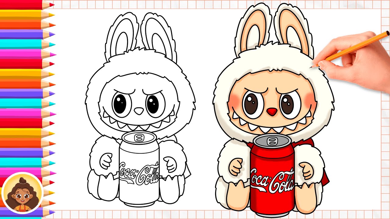 How to Draw Labubu & Coca Cola | from Labubu Monsters