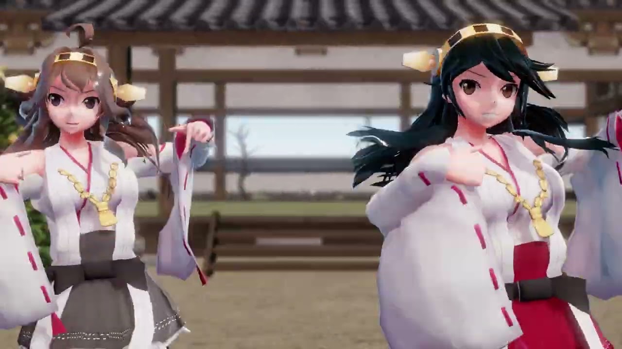 [MMD] Kongou, Haruna • Buriki no Dance ブリキノダンス