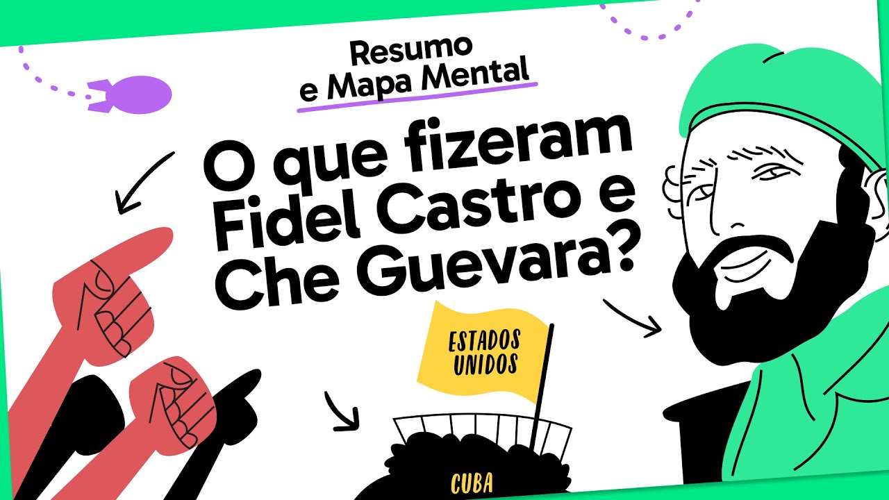 REVOLUÇÃO CUBANA | QUER QUE DESENHE | MAPA MENTAL | DESCOMPLICA