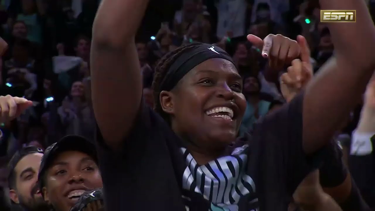 Jonquel Jones Choked Up As She Was Getting The WNBA FINALS MVP Award For The 2024 Season 😭