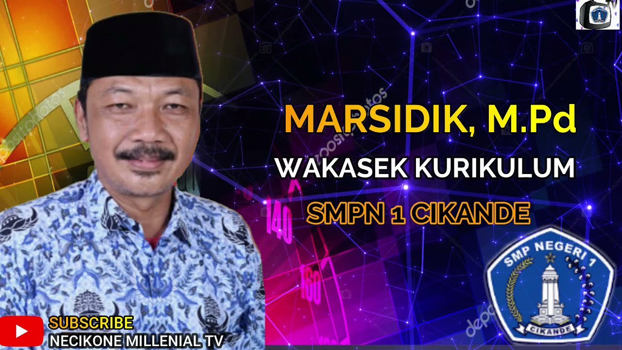 MPLS SMPN 1 CIKANDE  2021 ( PENGENALAN DEWAN GURU )//NECIKONE MILLENIAL TV