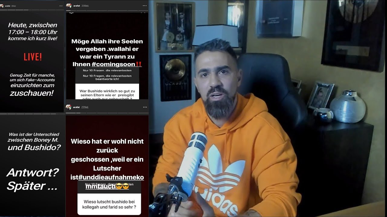 Bushido Ansage an Arafat | 16 Minuten Arafat-Talk | Bushido Stream Action