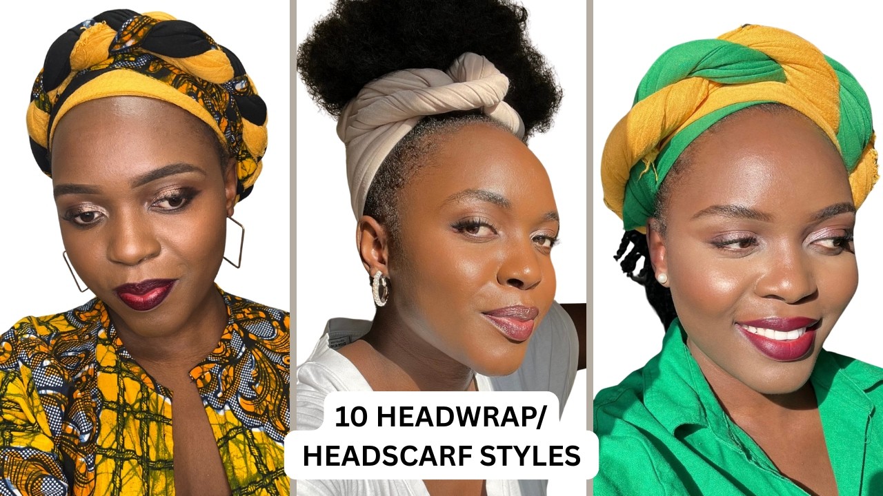 10 EASY & STYLISH HEADWRAP LOOKS YOU MUST TRY! | QUICK HEADSCARF & TURBAN STYLES