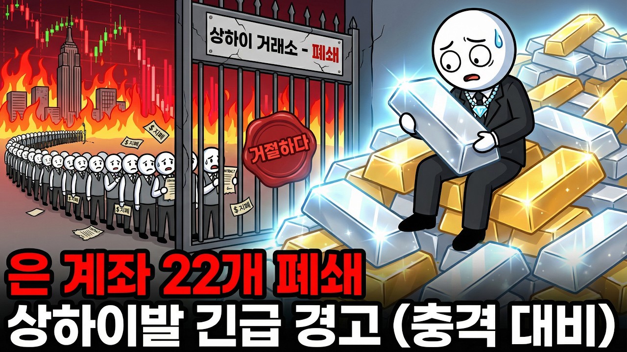 상하이 거래소, 계좌 22개 강제 폐쇄! 은 시장에 무슨 일이?