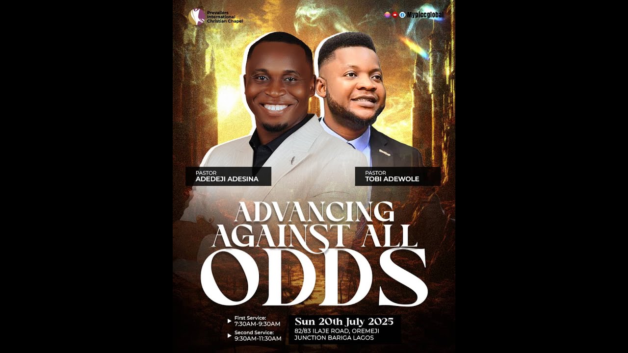 ADVANCING AGAINST ALL ODDS || SUNDAY SERVICE || JOIN US LIVE