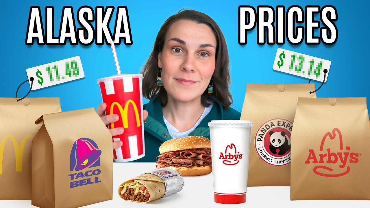 ALASKA Fast Food Prices $$$ | The HIGH Cost of Fast Food 2025