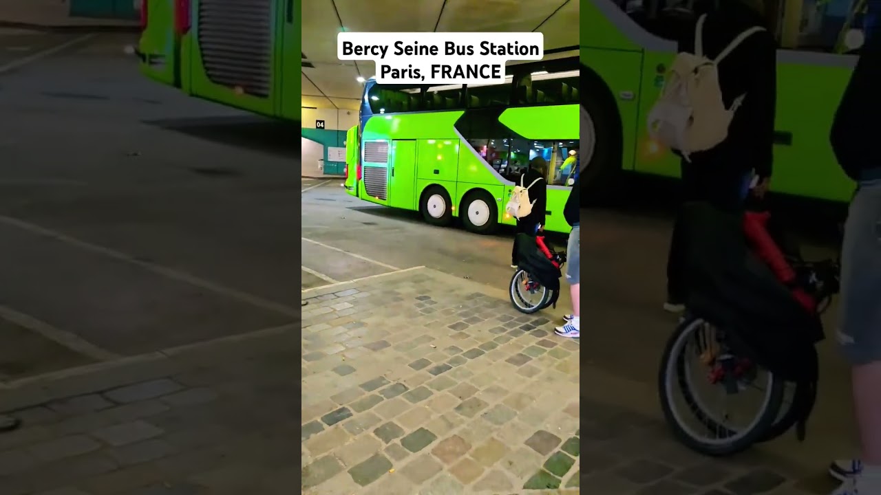 FlixBus from Bercy Seine Bus Station PARIS  to Le  Havre FRANCE for Cruise #flixbus #paris #bercy