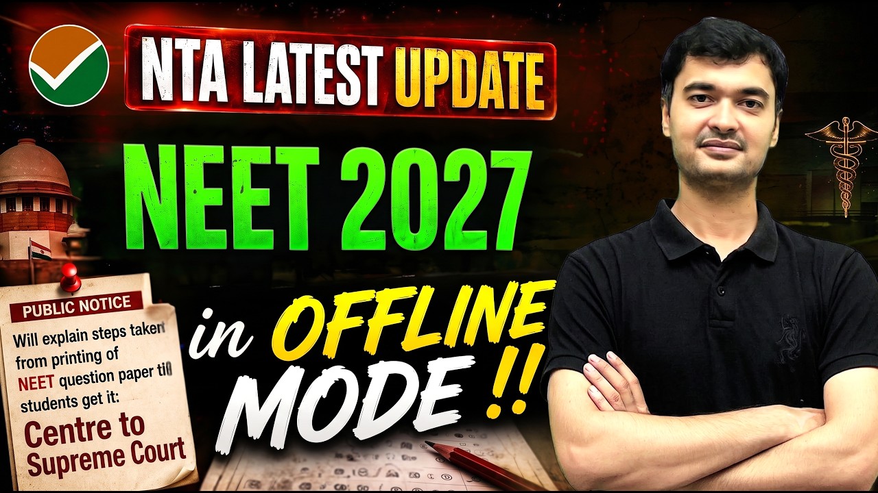 NEET 2027: Latest NTA Update & Supreme Court Decision! 🚨 Don't Miss This 🔥