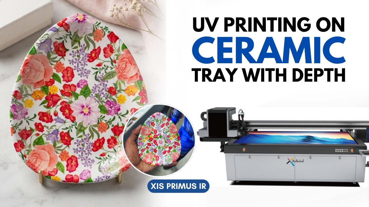 PRIMUS IR – UV Printing on Ceramic Tray with Depth Effect | Book Demo 88721-88721