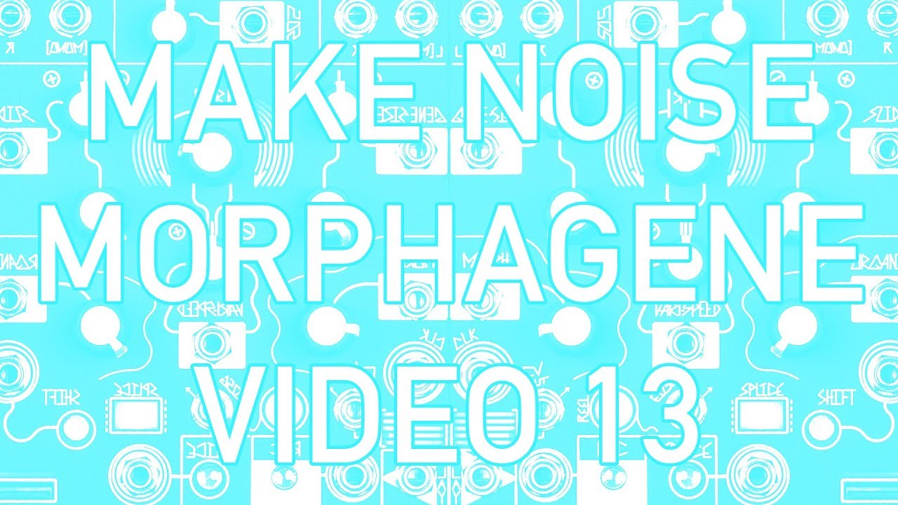 Make Noise - Morphagene #13 - DivKid 4 Voice Ambient Reel #MorphageneMondays