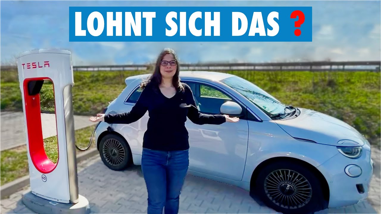 Fiat 500e: Laden am Supercharger für Elektroautos - Lohnt sich das?