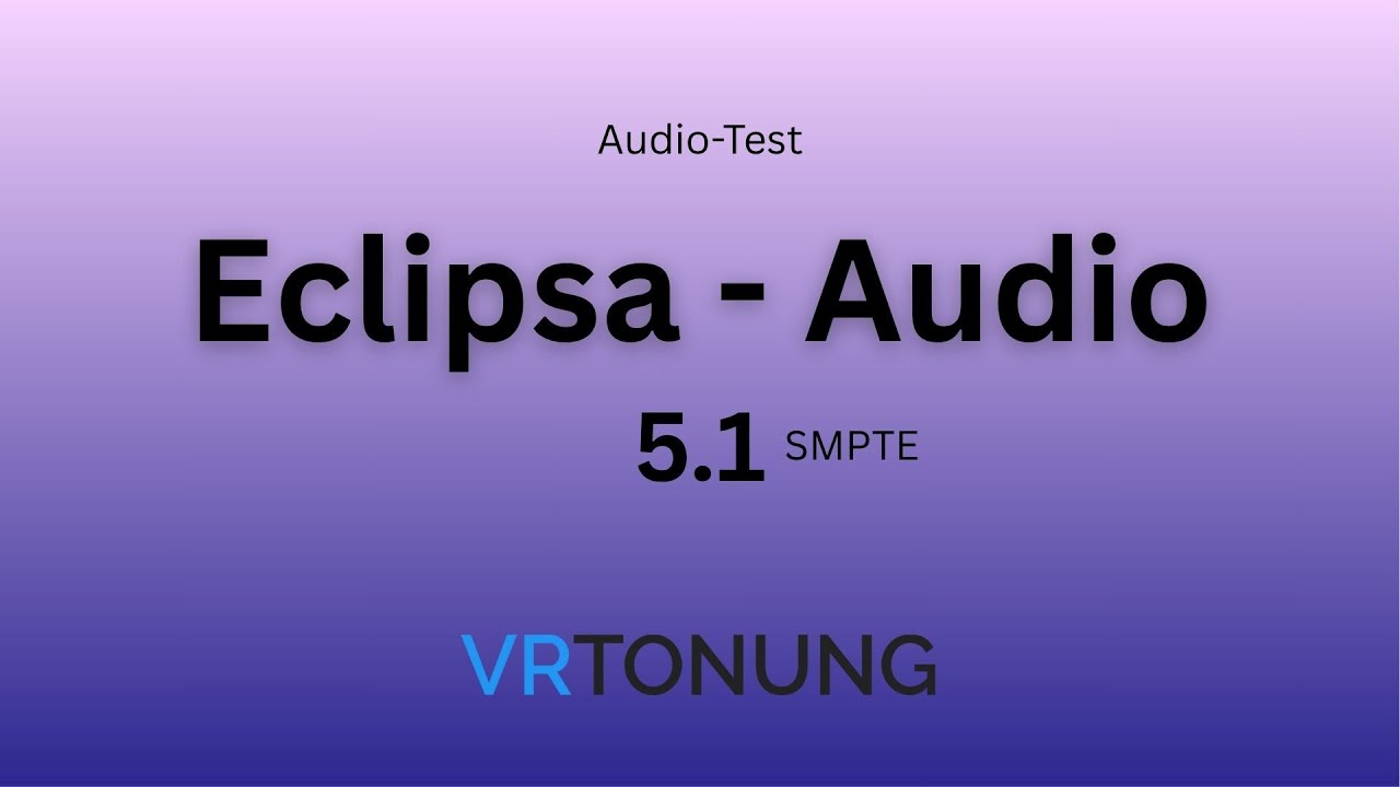 Eclipsa Audio 5.1 Surround Sound Check &mdash; Channel Test Verification SMTPE (Not Dolby 5.1 Film)