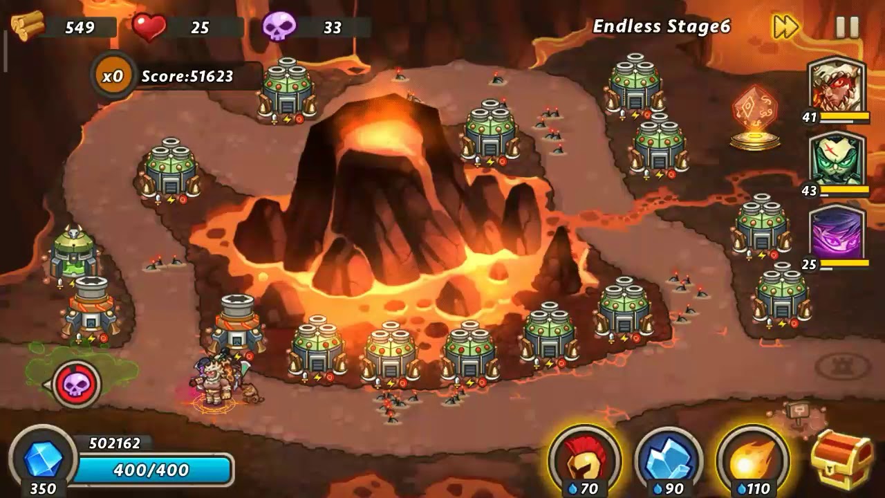 Castle TD 2 Endless Level 6 All Cannons
