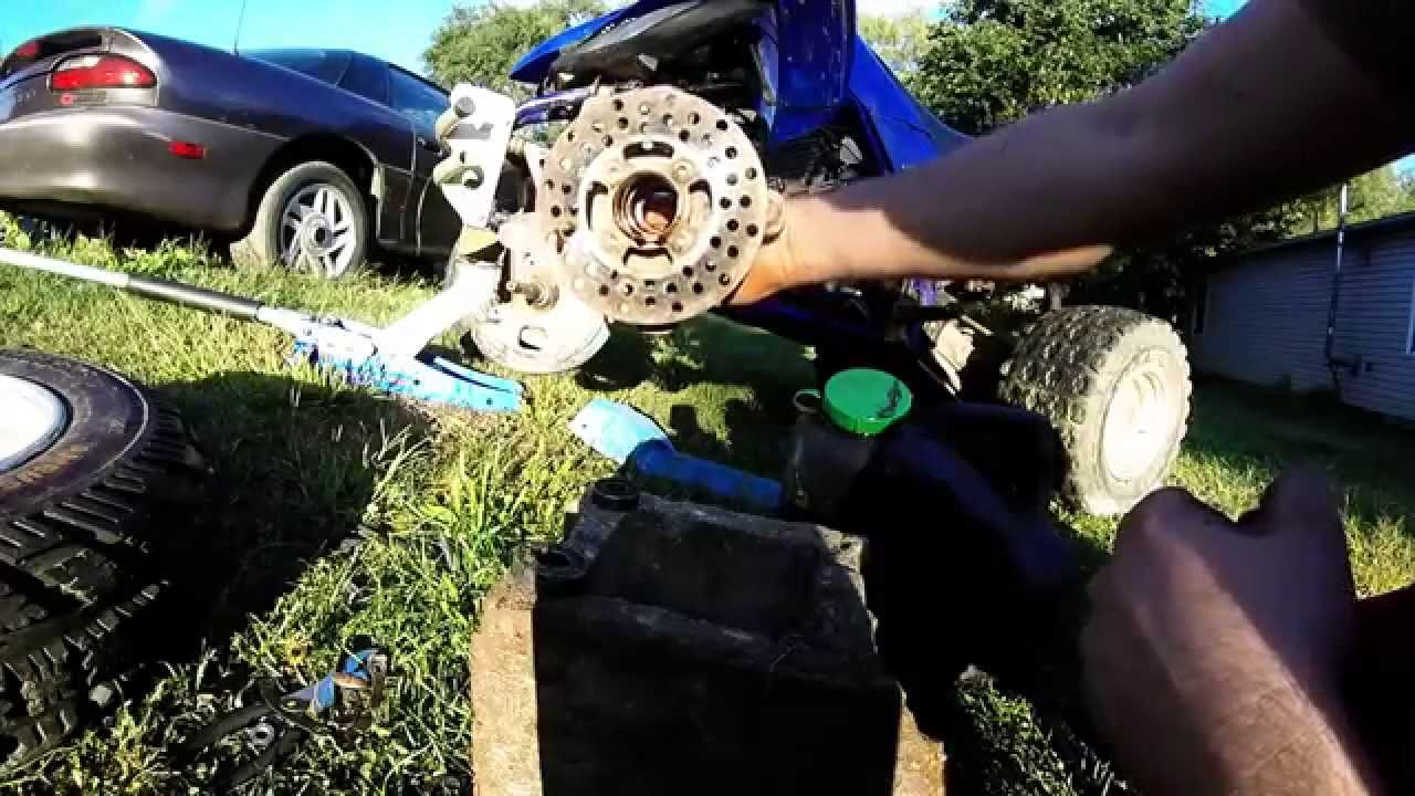 Raptor 660 Front Wheel Bearing Removal and Install | How to Tips & Tricks